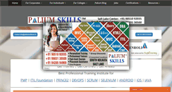 Desktop Screenshot of paliumtrainings.biz