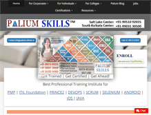 Tablet Screenshot of paliumtrainings.biz